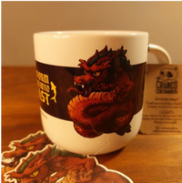 Taza "Dragon Rojo"