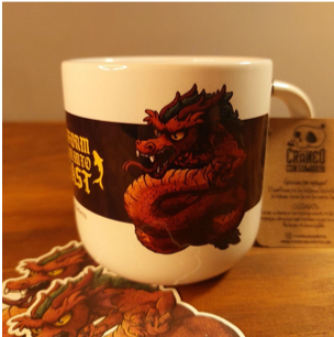 Taza "Dragon Rojo"