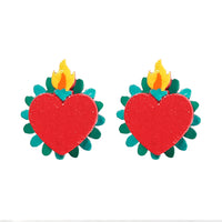 Broqueles "Sagrado corazón" chico