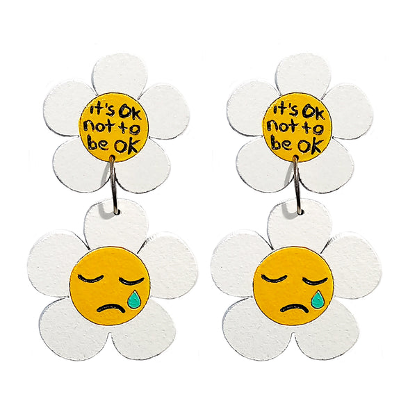 Aretes It's ok not to be okay