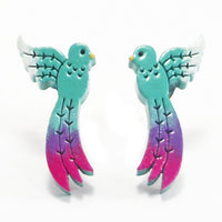 Aretes chicos "Quetzal"