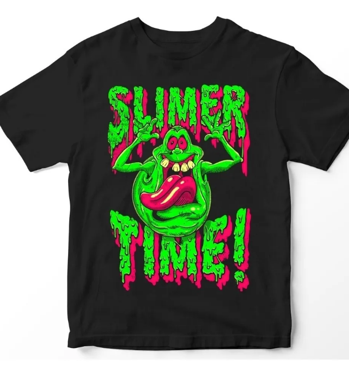 Playera "Ghostbusters: Slimer Time!"