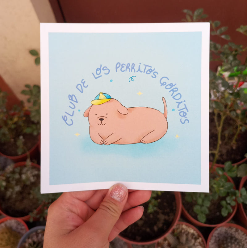 Mini print "Club de perritos"