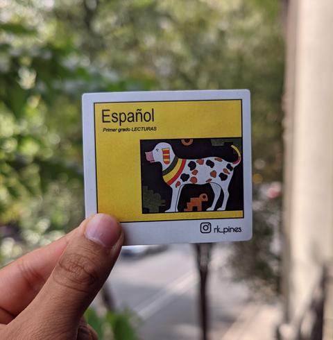 Sticker Libro de español