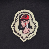 Sticker "Princesa Mononoke"