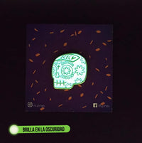 Pin "Calaverita de Azúcar" Glow in the dark
