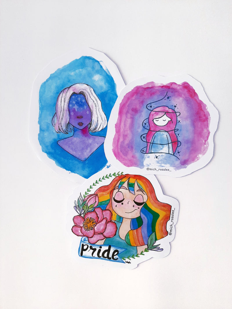 Stickers "MICH ROSALES"