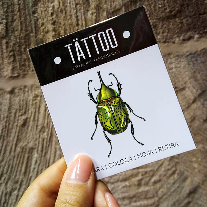 Tatuaje temporal "Escarabajo"