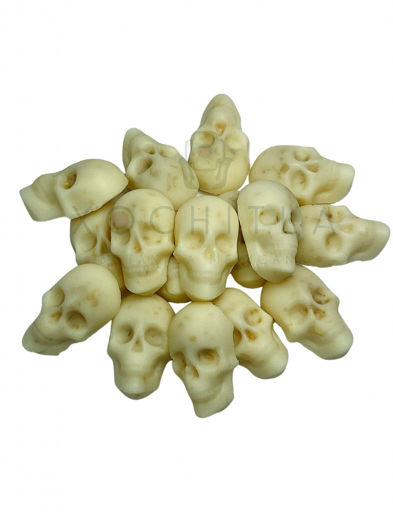 Tubo de  jabones calaveritas minis de AVENA