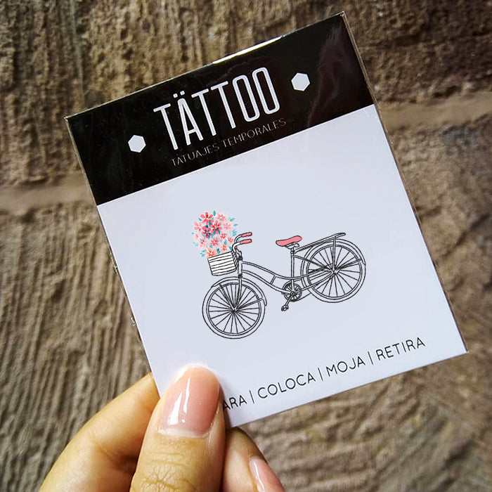 Tatuaje temporal "Bici"