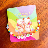 Pulsera postal "Hamsters enamorados"