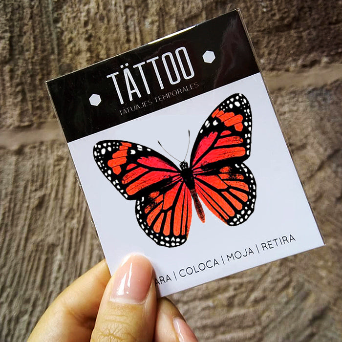 Tatuaje temporal "Monarca"