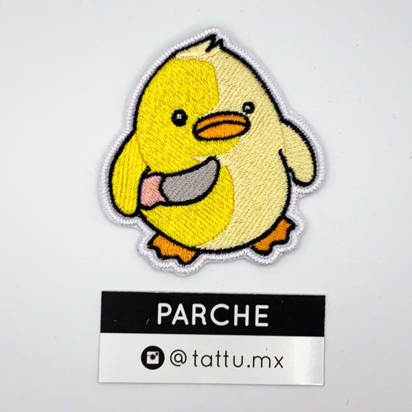 Parche "Pollito con cuchillo"